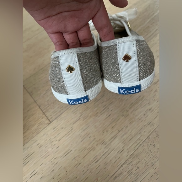 Kate Spade ♠️ Keds sneakers Rose gold size 8.5 US - Picture 8 of 17